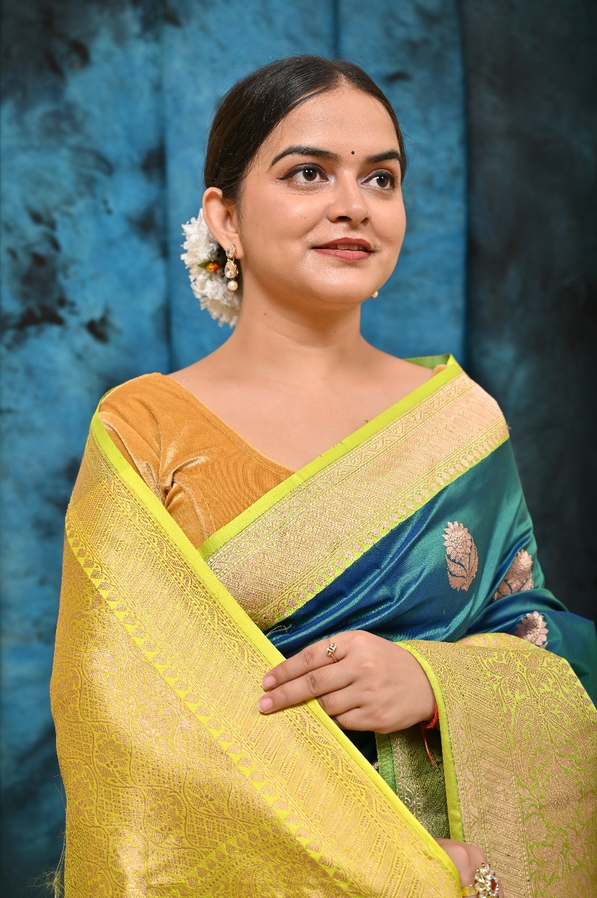 Pure Katan Silk Banarasi Handloom Saree