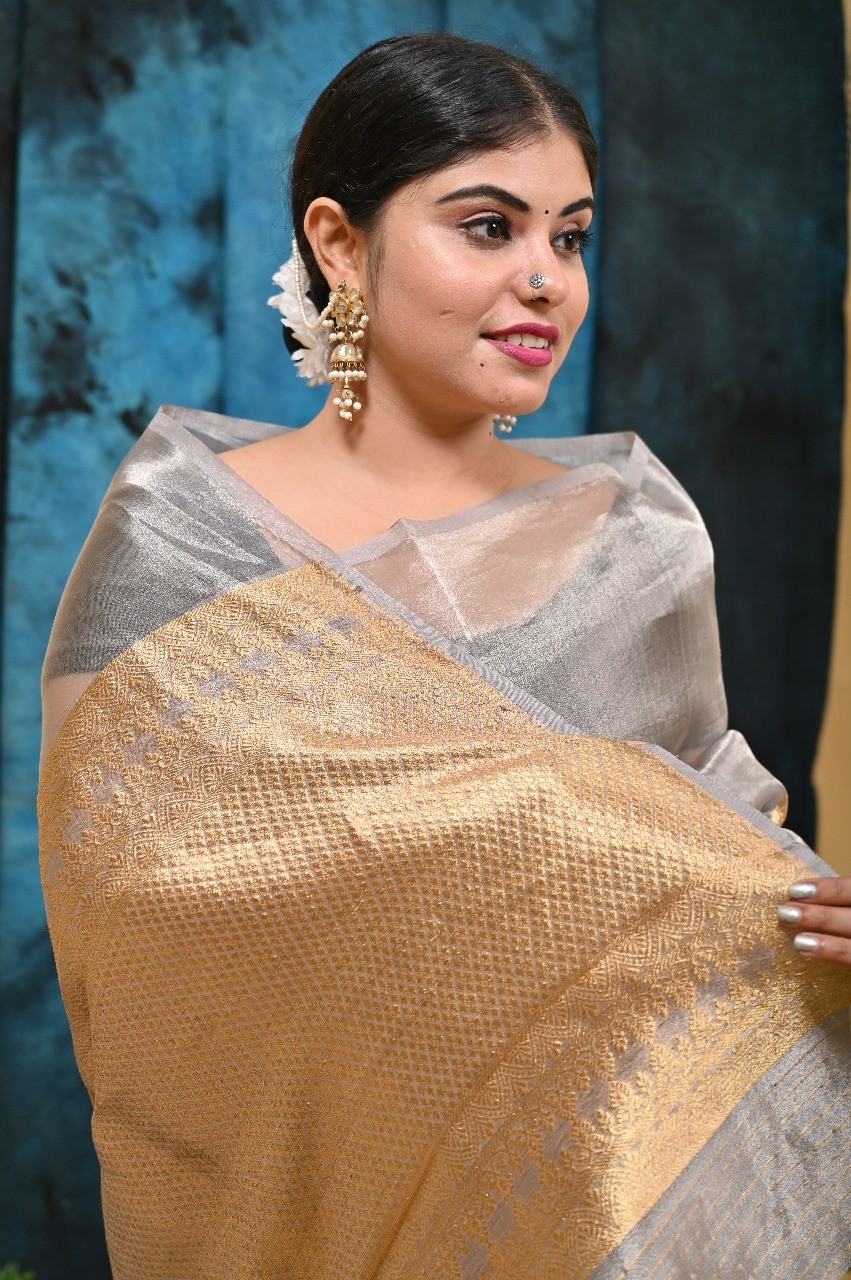 Pure Katan Silk Banarasi Handloom Saree