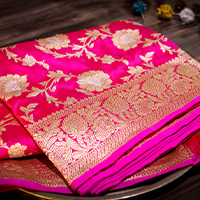 Pure jangla silk saree
