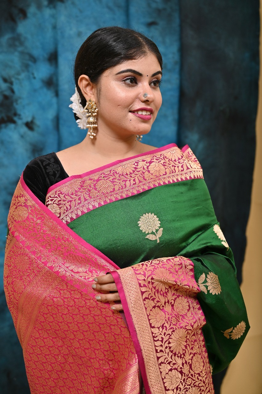 Pure Katan Silk Banarasi Handloom Saree