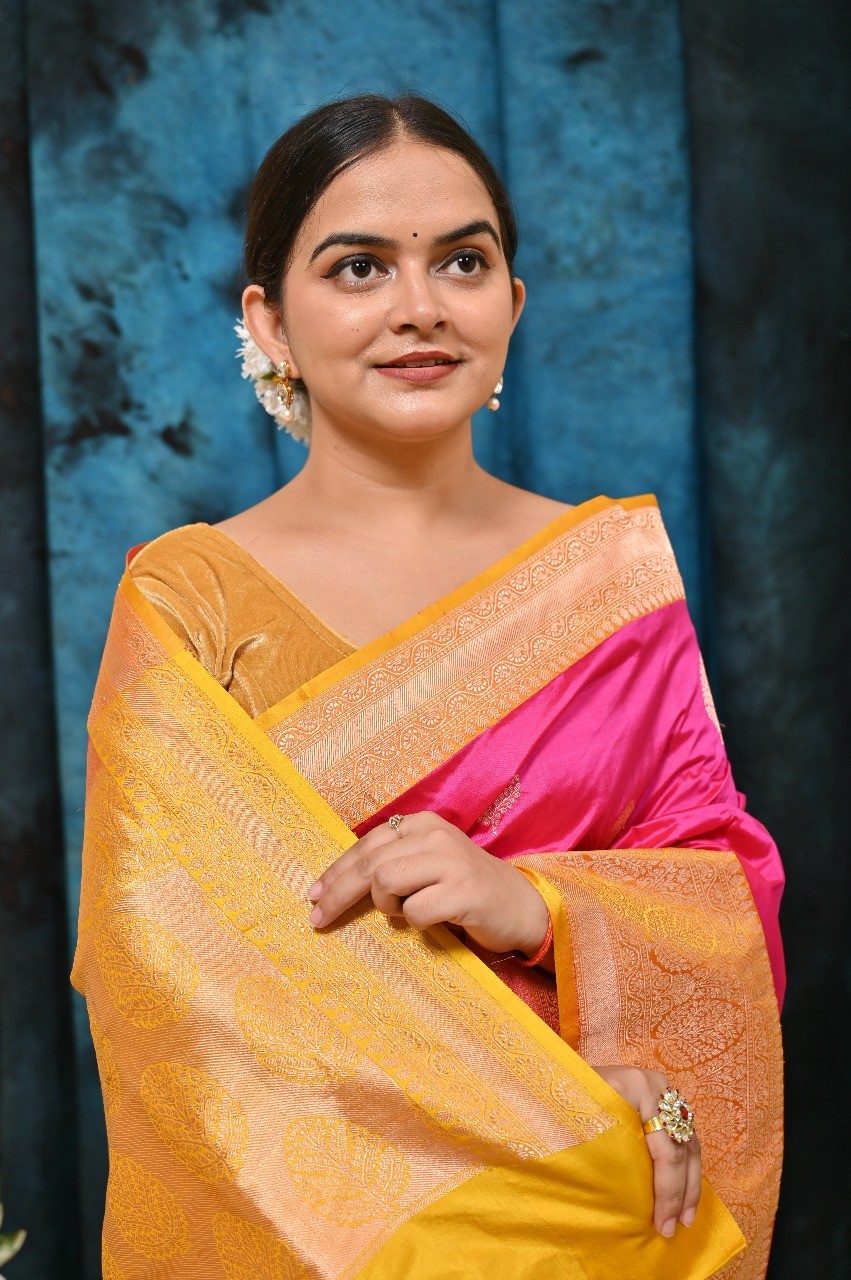 Pure Katan Silk Banarasi Handloom Saree