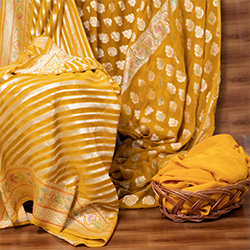 Chiffon Silk Suit with dupatta