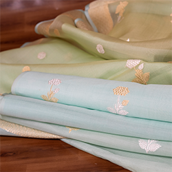 Kora Silk Suit with dupatta