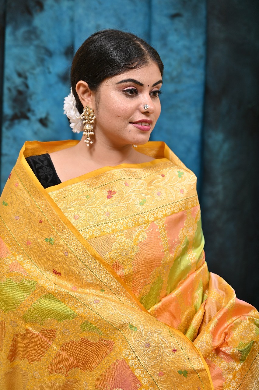 Pure Katan Silk Banarasi Handloom Saree